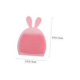 FRCOLOR 3pcs Face Face Scrubber Baby Face Washer Exfoliating Face Massager Facial Clean Brush Face Clean Massager Chid Facial Cleaning Massager Bath Sponge Child Scalp Shower