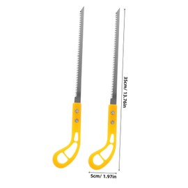 Outanaya 3pcs Mini Hand Saw Durable Wood Cutting Tools for Camping Gardening DIY Projects Comfortable Non Slip Handle Reinforced Blade Joint Lightweight Portable