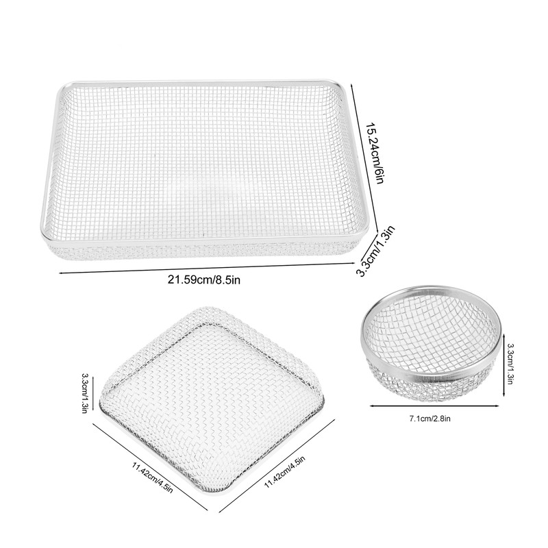 12PCS RV Furnace Vent Heavy Duty Stainless Steel Mesh Screens
