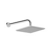 Regadera Tipo Lluvia de Acero Inoxidable con Brazo de Pared