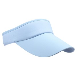 One Limitation CP150 Visor, Brim Length, Plain, Stylish, Simple, Cap, Women's, Men's,, blue (sky blue)