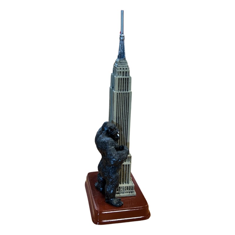 City-Souvenirs Empire Building and King Kong Statue 7.25 Inch Brown