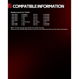 Torchbeam Heavy Duty Shock Absorber Strut for Ford F-150 Heritage 2004, Front Left Right, OEM Replacement, Enhanced Damping Performance, Direct Bolt On Fit 344368 * 2