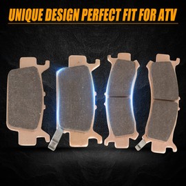 RANSOTO Brake Pads Compatible with 2019-2024 Honda Talon 1000 1000R 1000X, 2016-2025 Pioneer 1000 1000-5 1000-6 Sintered Metal Front & Rear Replaces 06451-HL4-A01, 06431-HL4-A01