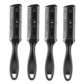 Healeved 4Pcs Double Side Haircut Comb Lightweight Hair Cutter Accessories for Easy Styling and Trimming Durable Haircut Supplies for Professional and Home Use