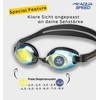 Aqua Speed Lumina Optical Swimming Goggles for Glasses Wearers, Dioptres,