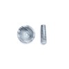 Fox Run Small Marble Mortar and Pestle Set, White, 3.5"