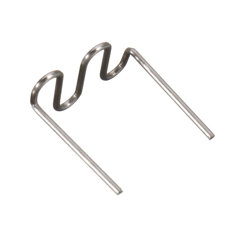 Carrfan Universal 100pcs/set Pre-Cut 0.6mm-0.8mm Hot Wave Flat Staple Plastic