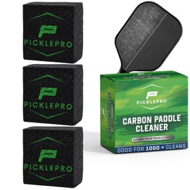 PicklePro - Limpiador de paletas de carbono, goma premium para paletas de pickleball de fibra de carbono crudo, eliminación de residuos sin esfuerzo, bloque de limpieza de fibra de carbono, 3 unidades