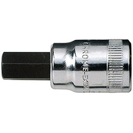 Bahco 6709M-6 1/4-Inch Socket Driver for Hex Head Screws, Silver/Black, 6 mm