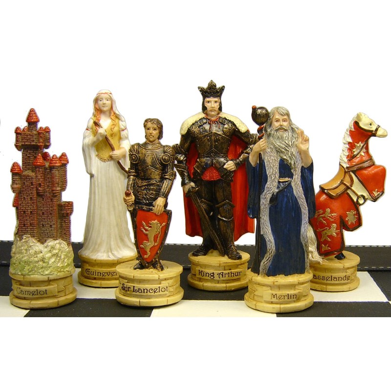 HPL Medieval Times King Arthur Chess Set with 18 inch