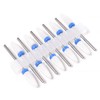 KAZIPOP 10Pcs Ceramic Nail Drill Bits 3/32 Nail Drill Bits