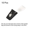 MECCANIXITY Anti-Wind Clips, Plastic Adjustable Yard Flag Stopper Clip Accessories
