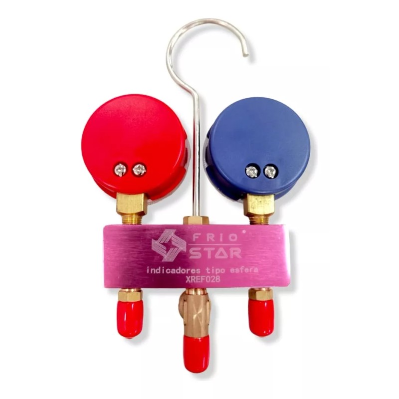 Frio Star Manómetro Tipo Esfera, Gas R22, R32, R410