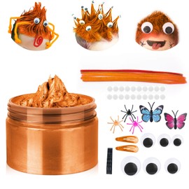 Orange Temporary Hair Color Wax for Party Cosplay Crazy Hair Day