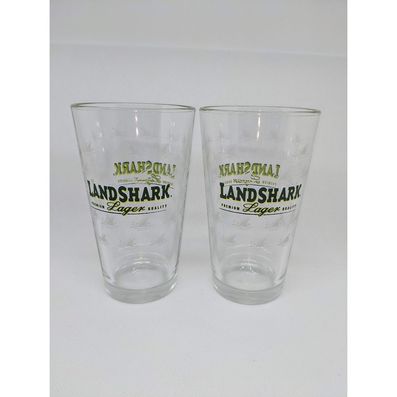 Boelter Landshark Lager Pint Glasses - Set of 2