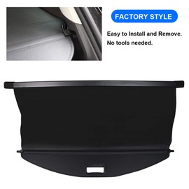 BOPARAUTO Cargo Cover for Jeep Cherokee Accessories 2019 2020 2021 2022 2023 Rear Trunk Shade Cover(Not fit for Grand Cherokee)