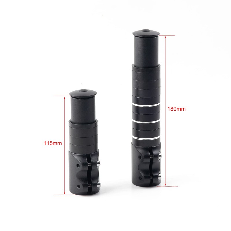 Bike Stem Riser Extender Bicycle Handlebar Stem Adapter for 1-1/8"