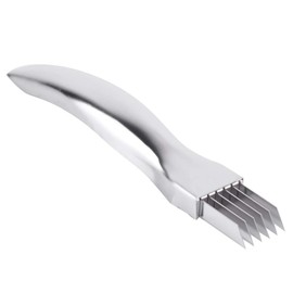 Stainless Steel Vegetable Chopper,Kitchen Shred Silk The Knife,Stainless Steel Scallion Cutter Vegetable Onion Garlic Cutter Manual Green Onion Cutter Slicer for Kitchen Restaurant Hotel