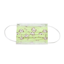 Dynarex Disposable Kids Face Masks, Elastic Ear Loops with Nose Wire, 3 Ply, Breathable Facemasks for Children of All Ages, Dog Print, 4.9” x 3.15”, 50 Face Masks