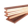 AcbbMNS 5pcs Copper Sheets 100mm x 15mm x 2mm Pure