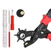 Manual Belt Punch Pliers Round Hole Multifunctional Revolving Hand Punch