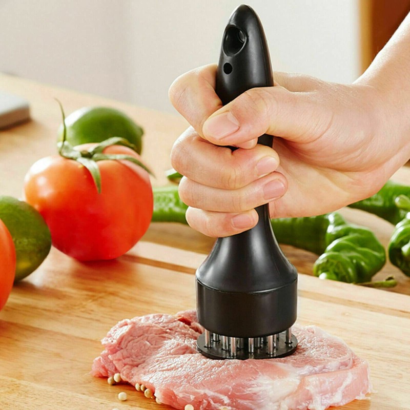 Nizirioo Stainless Steel Meat Tenderiser Dishwasher Safe Kitchen Utensils: Double-sided
