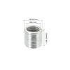 sourcing map Pack of 15 Thread Reducing Nuts Insert M10