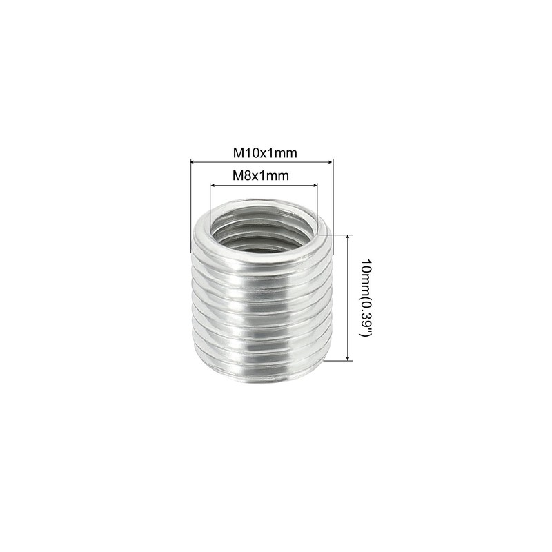 sourcing map Pack of 15 Thread Reducing Nuts Insert M10