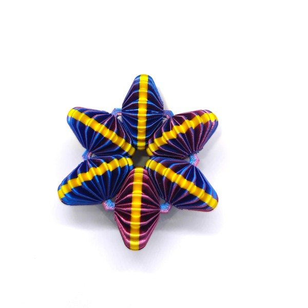 Lanicoe Gear Spinner Fidget Toy Rotating Anxiety Relief Hand Massager