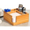 KESPER 70851 Napkin Dispenser Cutlery Tray 5 Compartments FSC Certified