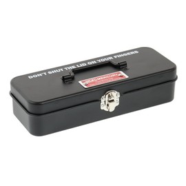 Keystone Storage Case Box, Matte Black, Height: Approx. 1.8 inches (4.5 cm), Width: Approx. 8.3 inches (21 cm), Depth: Approx. 3.1 inches (8 cm)