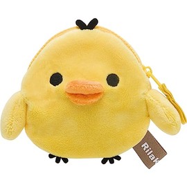 San-x Rilakkuma CK69303 Plush Coin Case, Kiiroitori CK69303 H x W 5.1 x D 1.2 inches (10 x 13 x 3 cm)