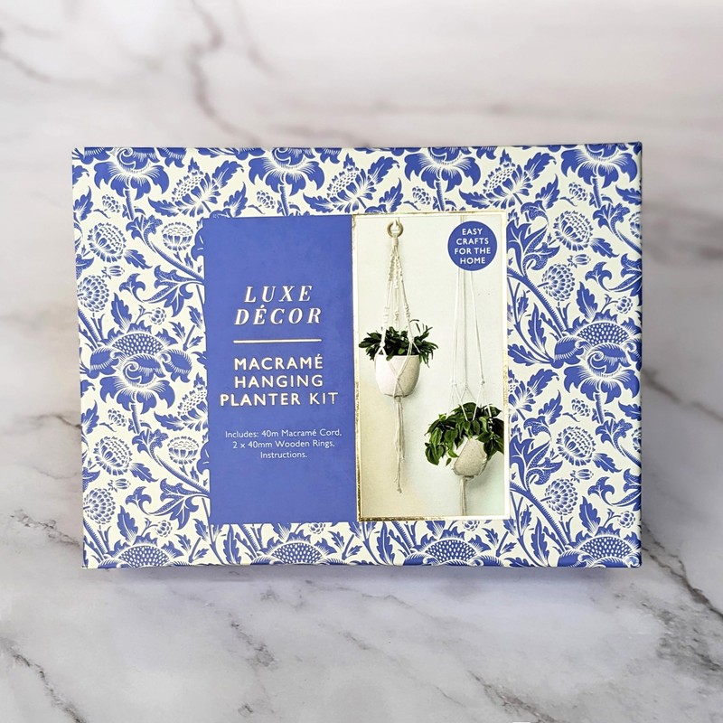 Robert Frederick Luxe Décor Macrame Hanging Planter Kit