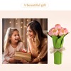 AMWGIMI Gifts for Mom,Flower Lamp Tulip Table Lamp Battery Powered