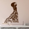 Vinyl Wall Decal African Girl Black Woman Native Ethnic Style