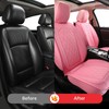 MIROZO Front Seat Covers,2PCS Waterproof Car Seat Covers Faux Leather
