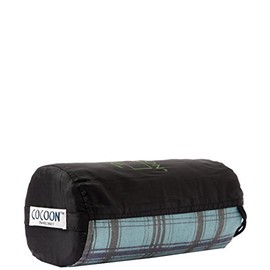 Cocoon Cotton Flannel TravelSheet (Forest) - 2 Person Sleeping Bag with Pocket for Pillow Insert