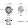 TrueCraftware-Set of 3 Stainless Steel Single Cup Coffee Brewer Infuser