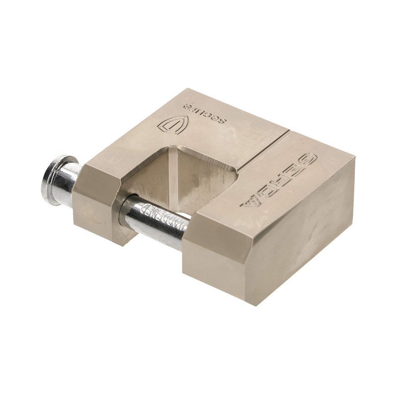 KOTARBAU 5907465941129 Brass Padlock, Black, 50 mm