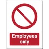 Red Circle Prohibited Act Metal Sign For Office Work Site