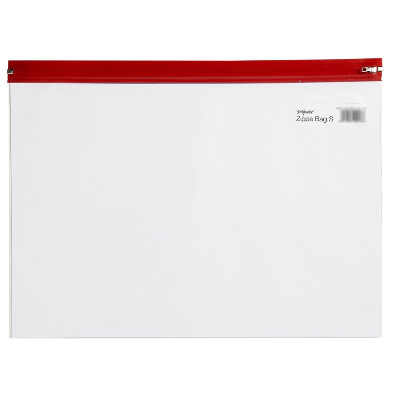 Snopake A4 Zippa-Bag ‘S’ Classic with Write-On Label [Pack of