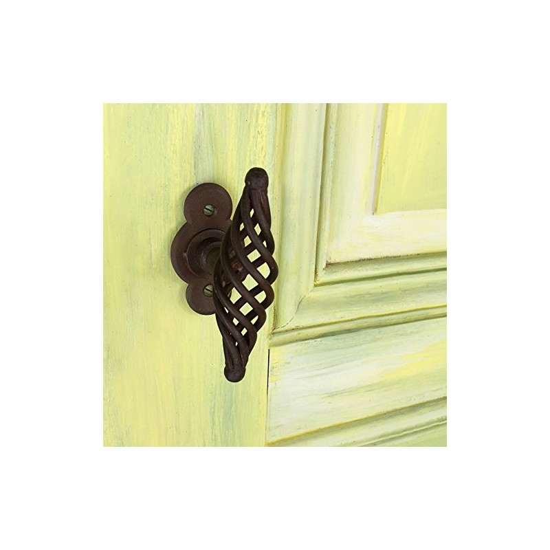 Antikas - Window Fittings Antique Handle Wrought Iron Twisted Cross