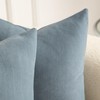 Mandioo Pack of 2 Chenille Throw Pillow Covers Elegant Design