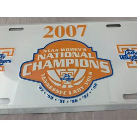 2007 Tennessee Lady Vols National Champions License Plate - 12" x 6"