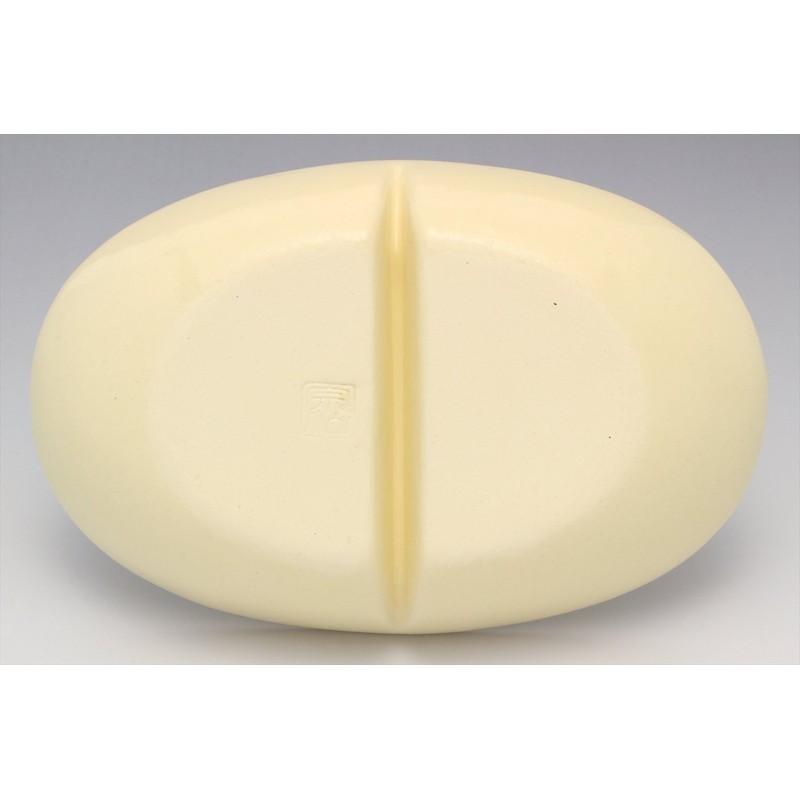 Potamoto Sozen Medium Plate, White, 7.1 inches (18 cm), Seto