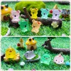 Alshurlife Luminous Mini Resin Animals 60 Pcs Dinosaur Glow in