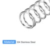 sourcing map Compression Spring, 5Pcs 304 Stainless Steel, 5mm OD,