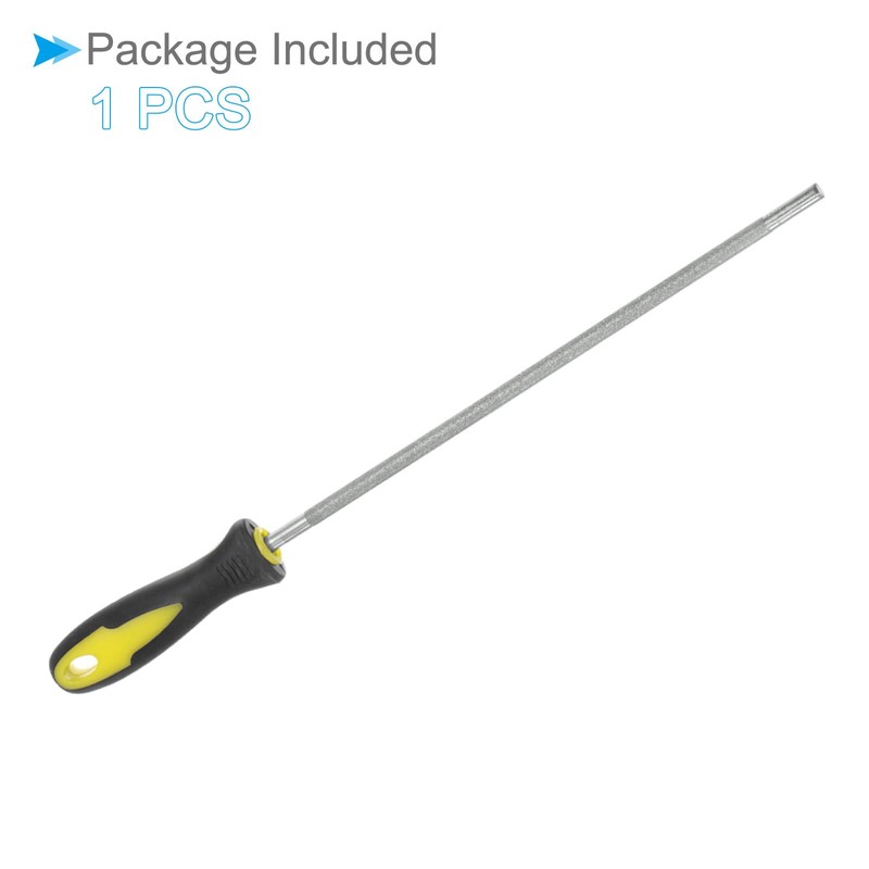 CoCud Diamond Chainsaw File, 7/32"(5.5mm) 80 Grits, High Hardened Round