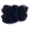 12" 100% Afro Kinky Bulk Human Hair Extensions for Dreadlocks
